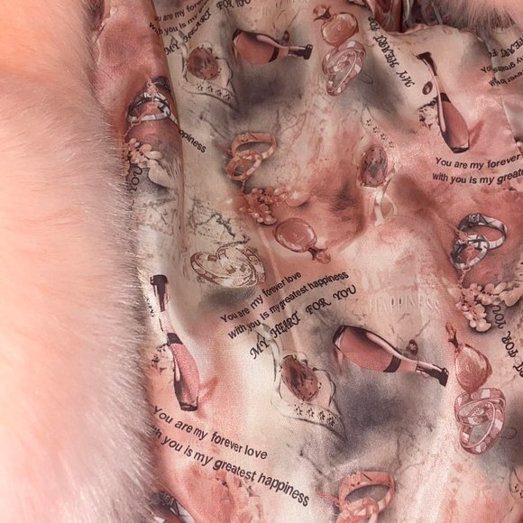 Pink Faux Fur Coat BOPT - Picture 4 of 5